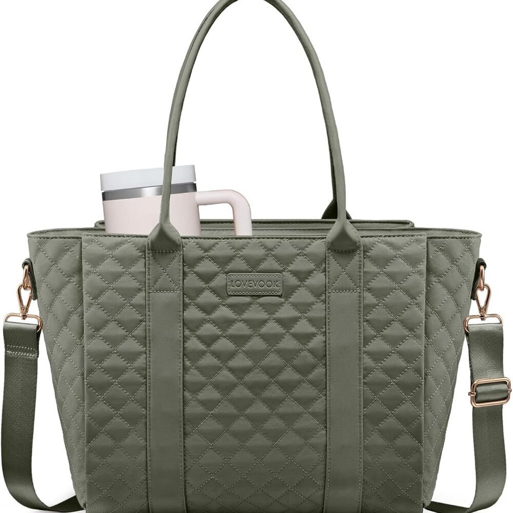 Stylish Multi-Function Tote Bag with Hidden Pocke… - image 1